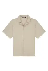 Malelions Malelions Men Ribbed Camp Collar Shi