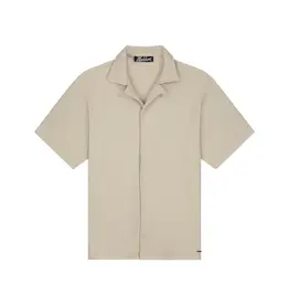 Malelions Malelions Men Ribbed Camp Collar Shi