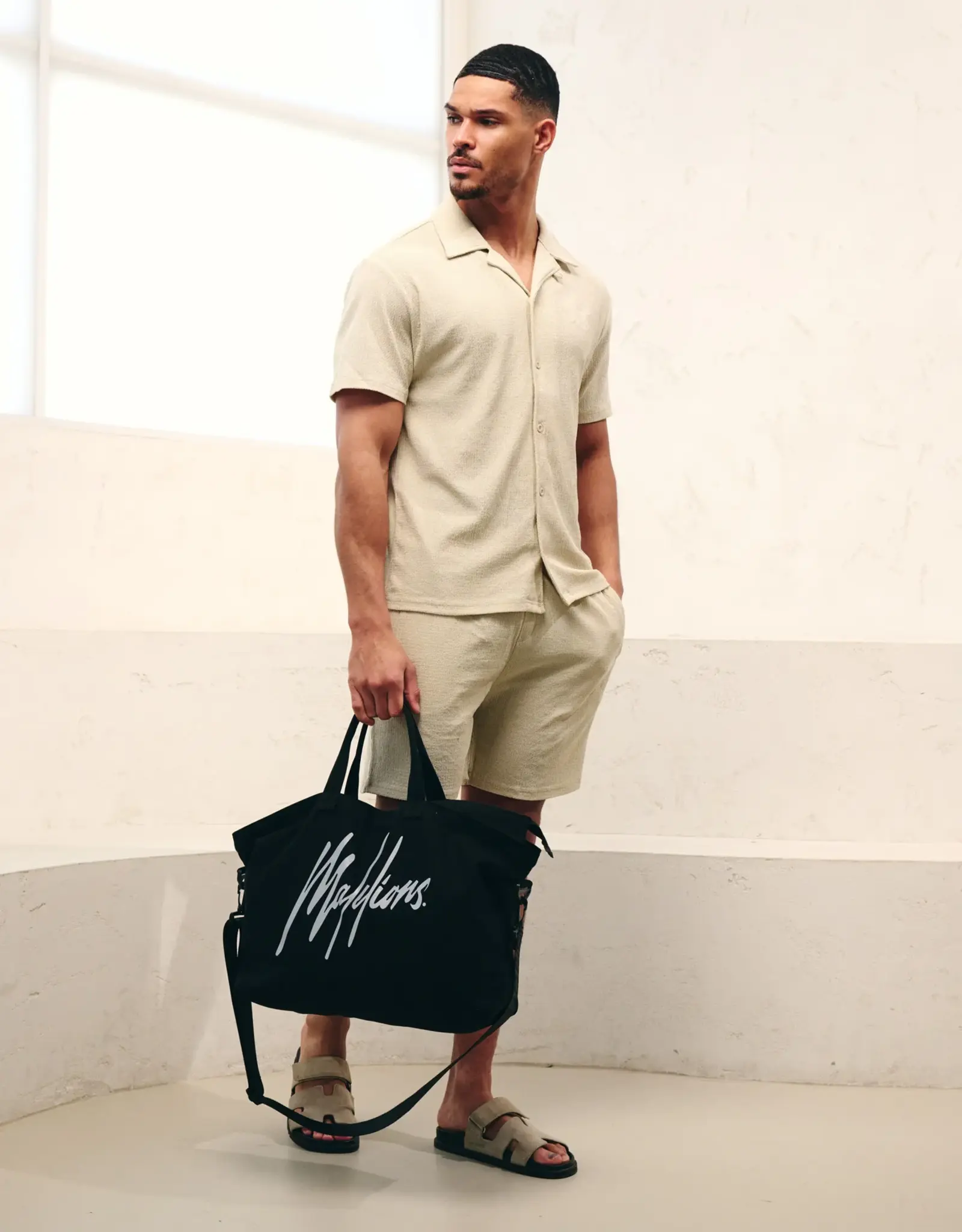 Malelions Malelions Men Emblem Seersucker Shir