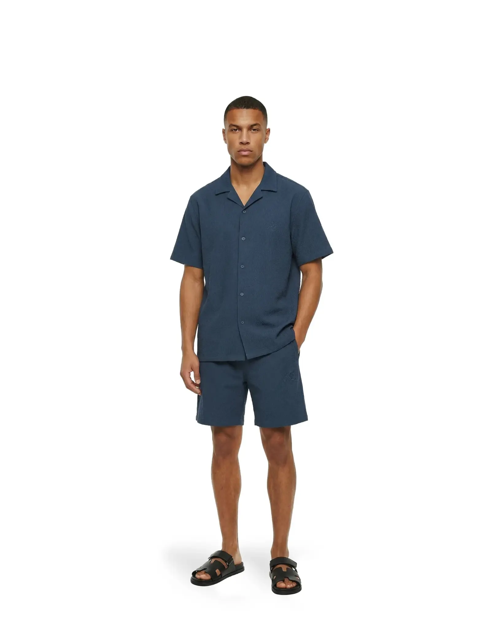 Malelions Malelions Men Emblem Seersucker Shir