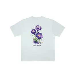 One First Movers Purple Flower Tee