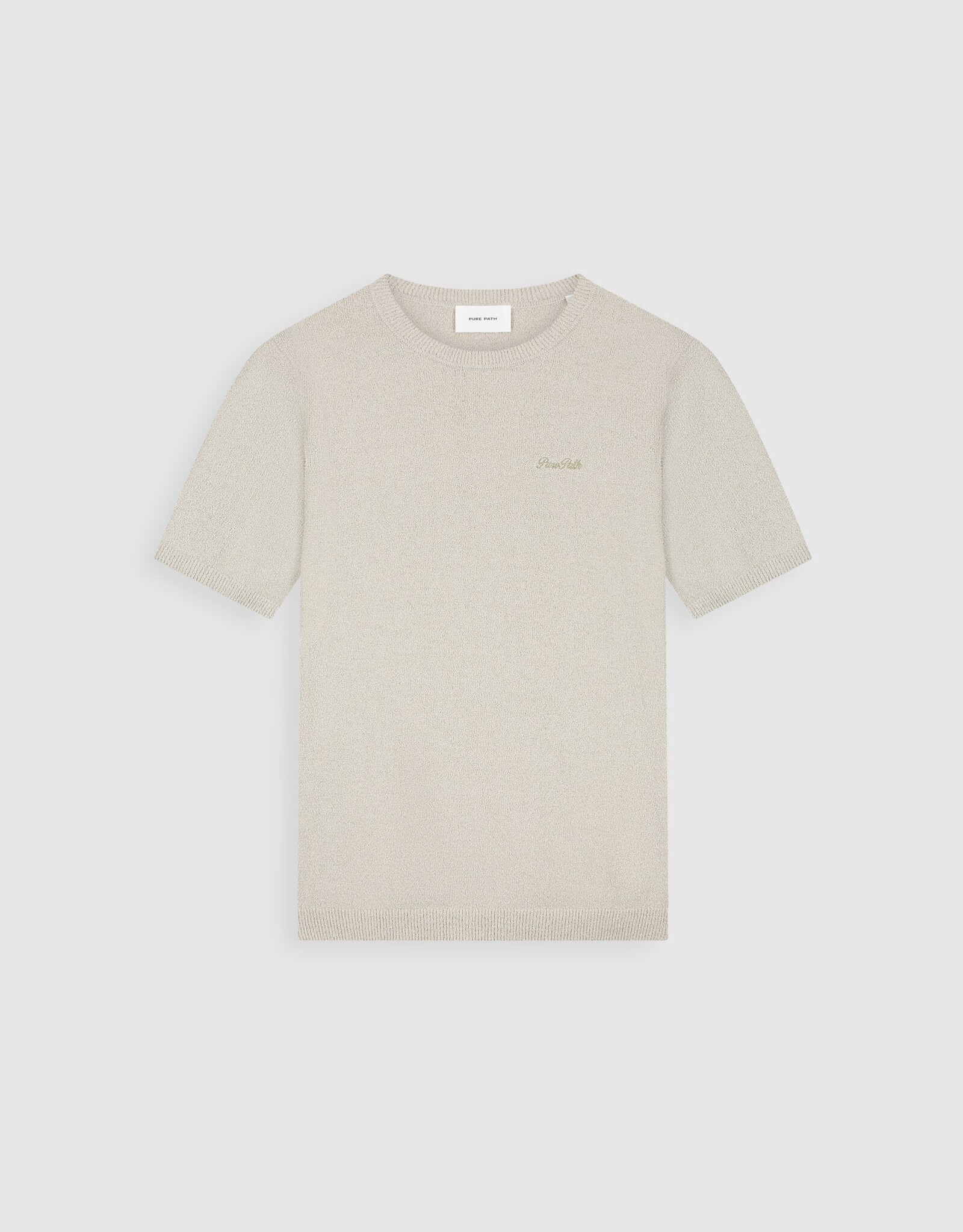 Pure Path Boucle Knit T-Shirt