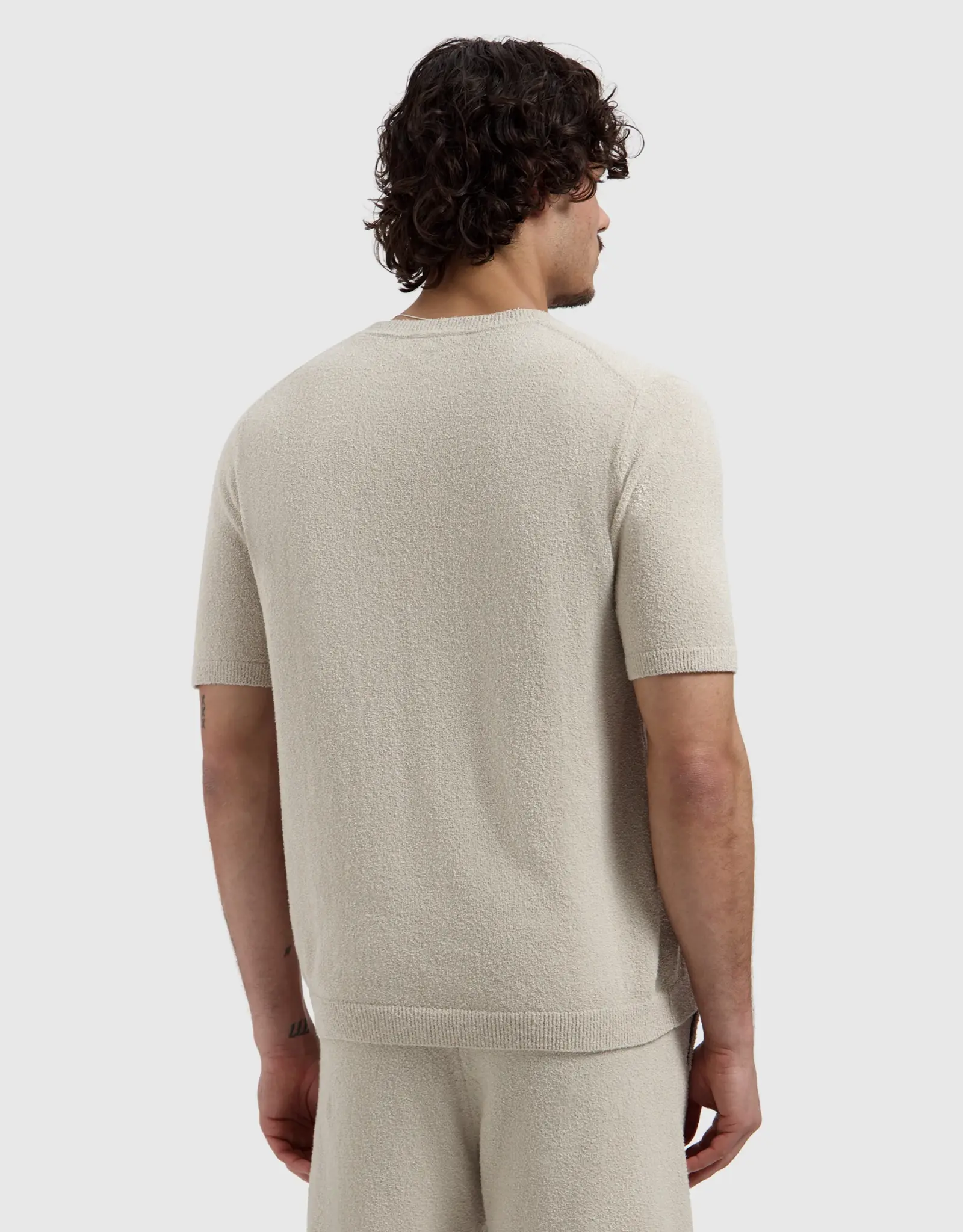Pure Path Boucle Knit T-Shirt