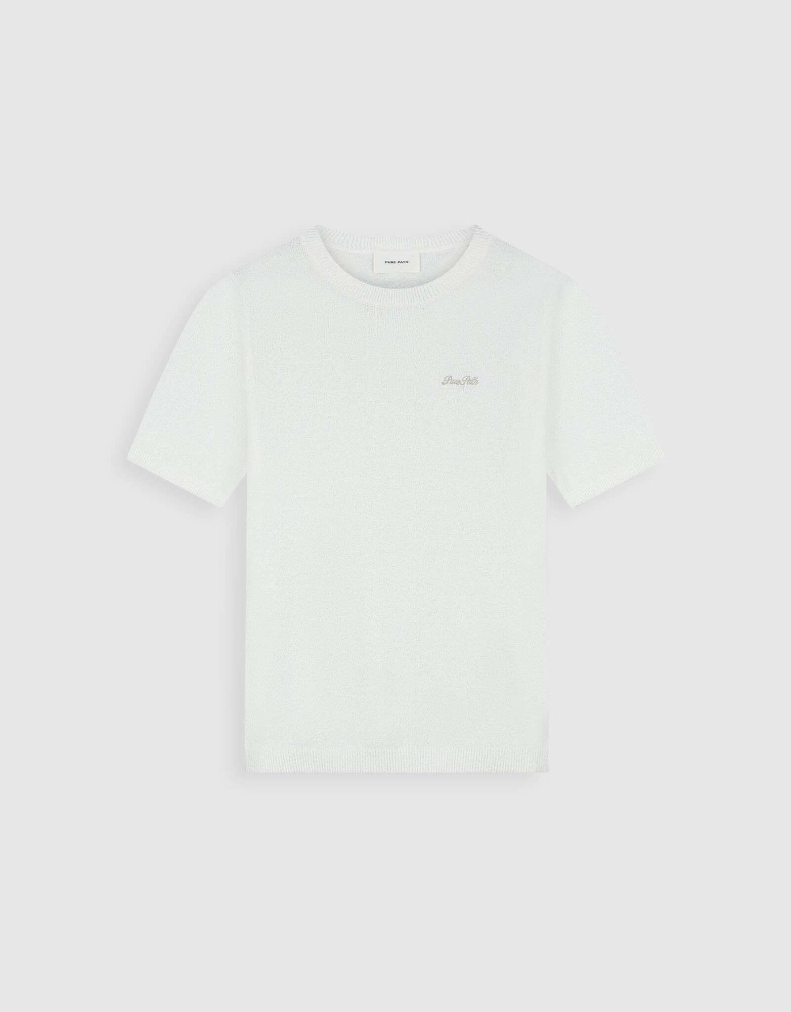 Pure Path Boucle Knit T-Shirt