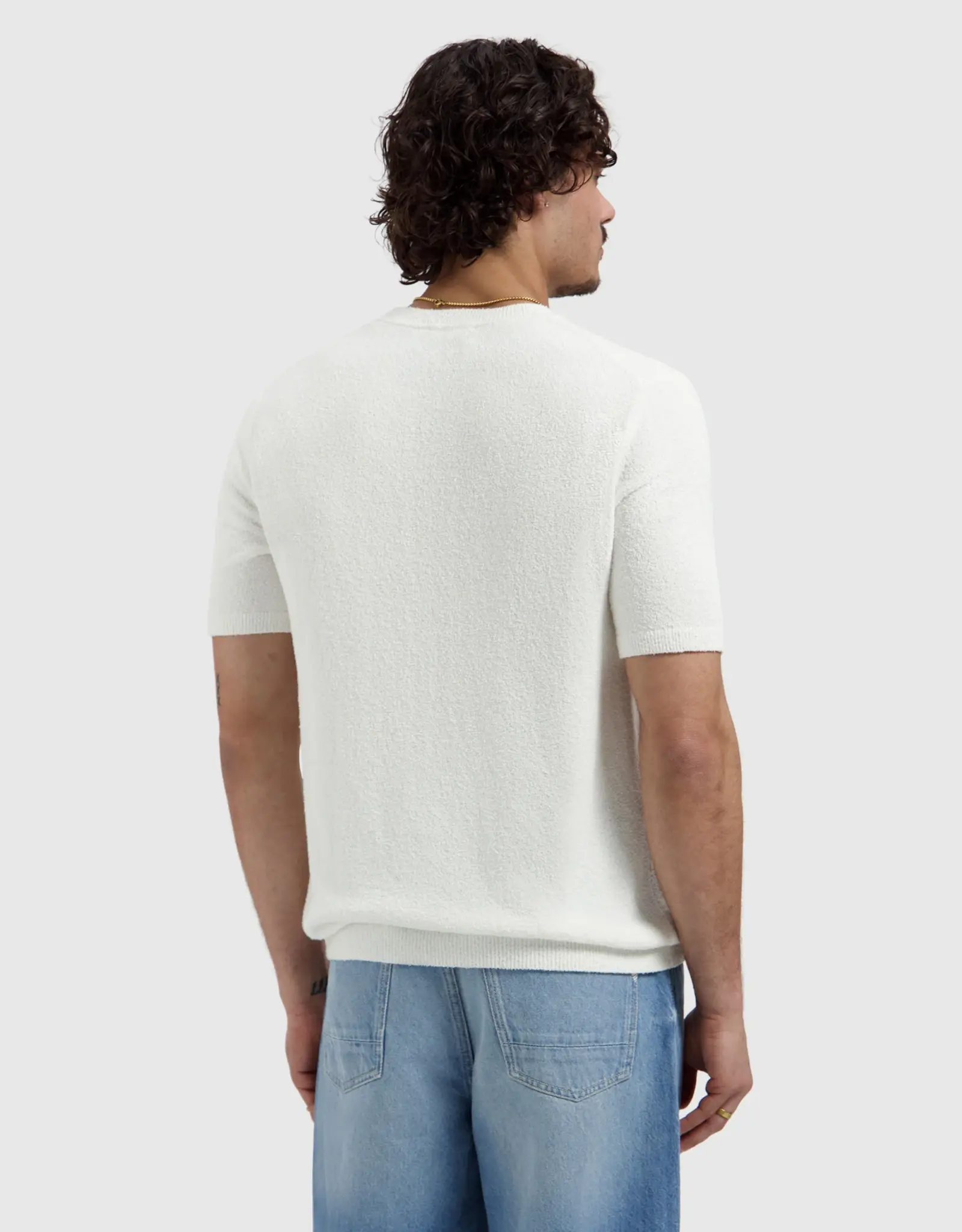 Pure Path Boucle Knit T-Shirt