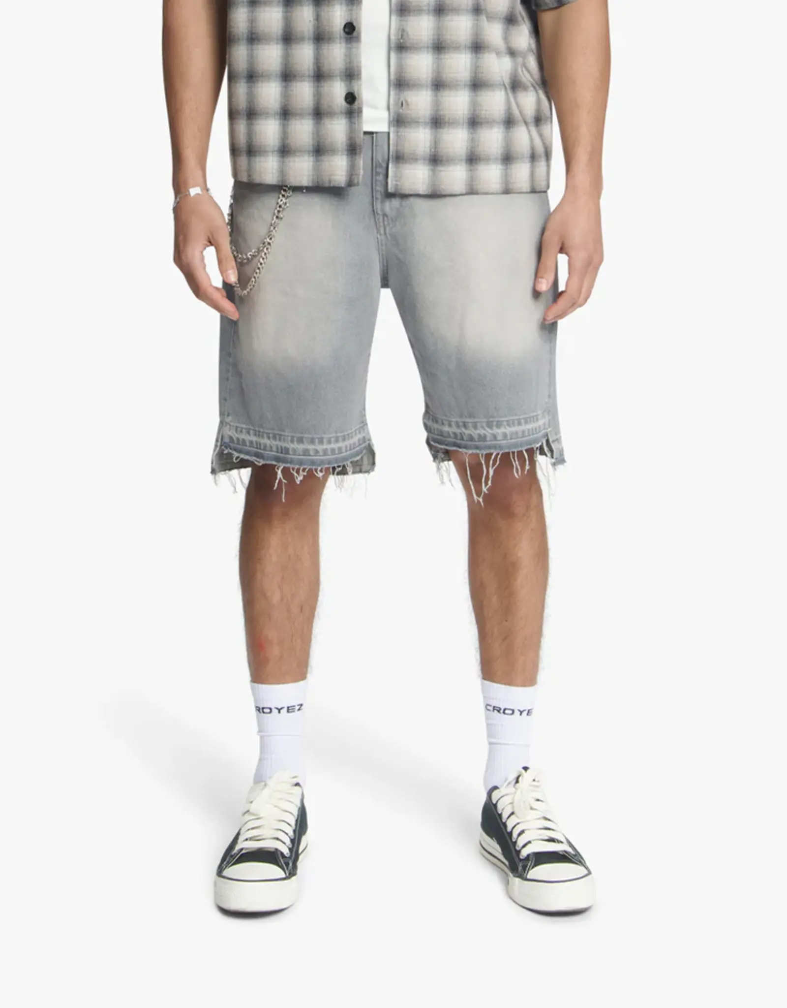 Croyez Croyez CD2 Stepped Hem Shorts