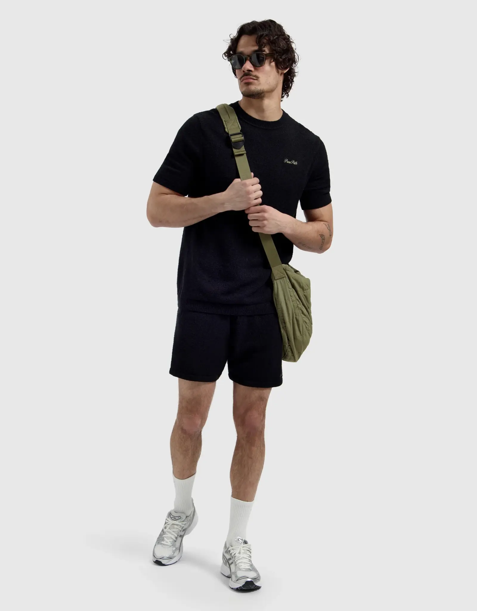 Pure Path Bouclé Knit T-shirt