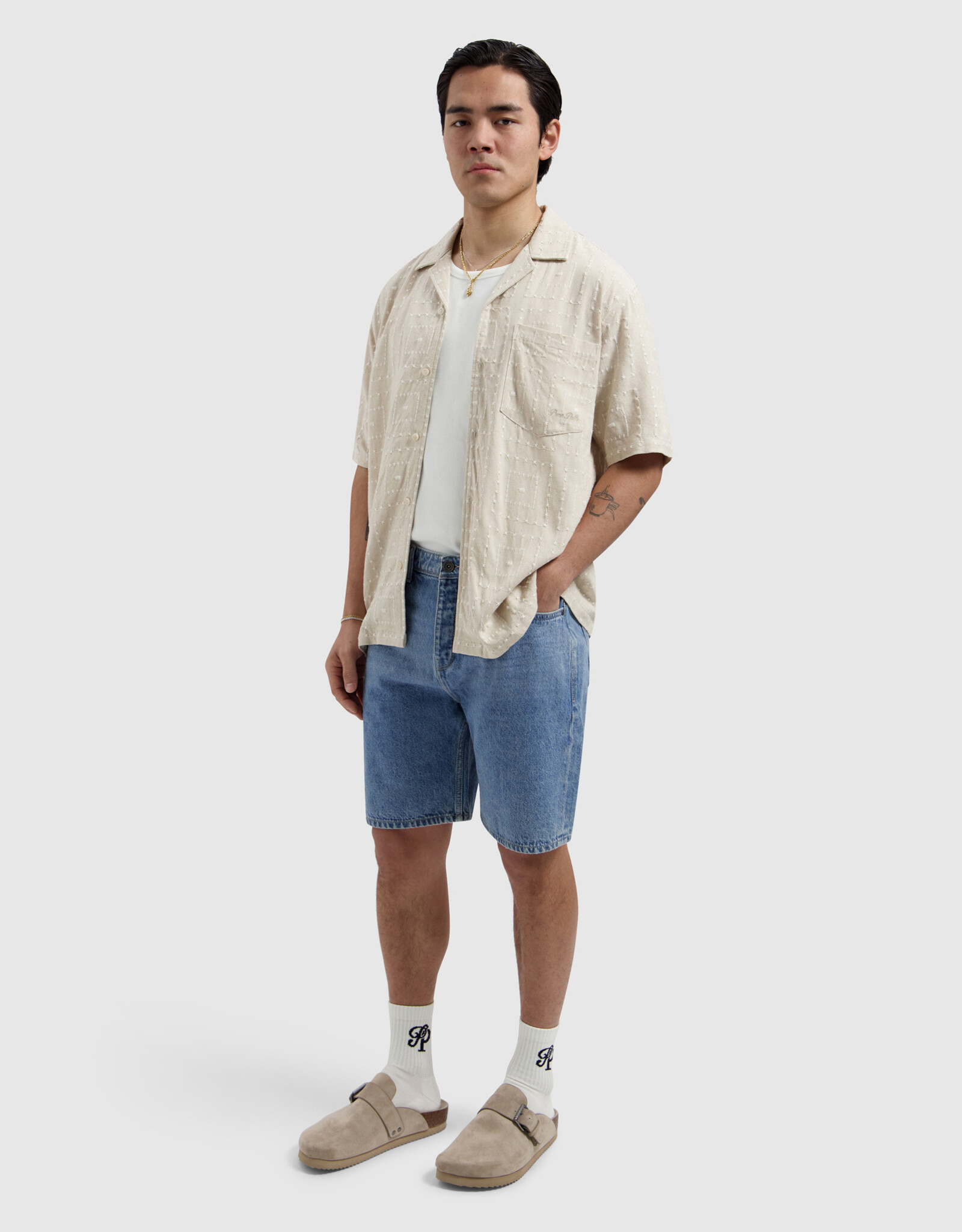 Pure Path Squares Shortsleeved Shirt