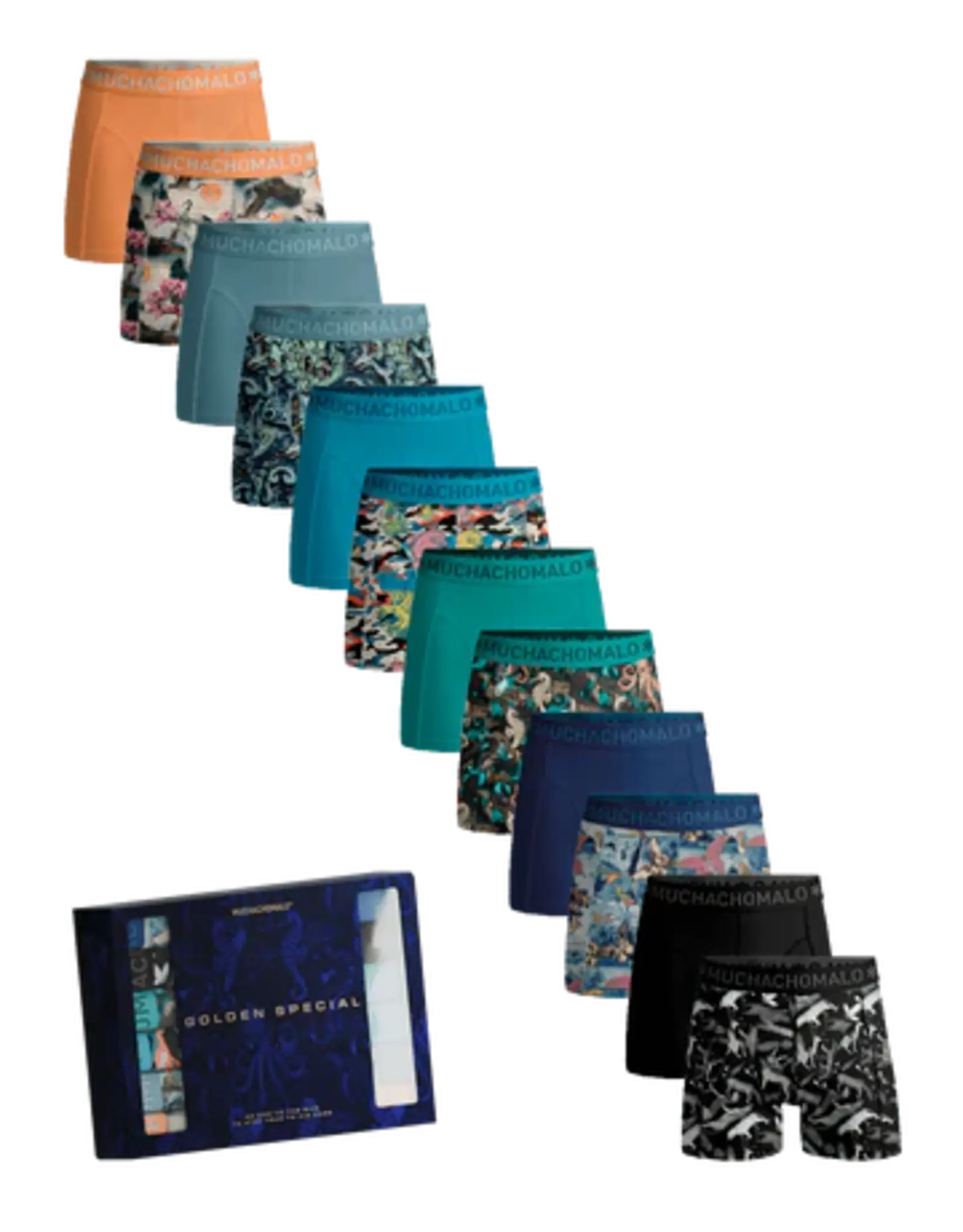 Muchachomalo 12-Golden Box Boxershorts