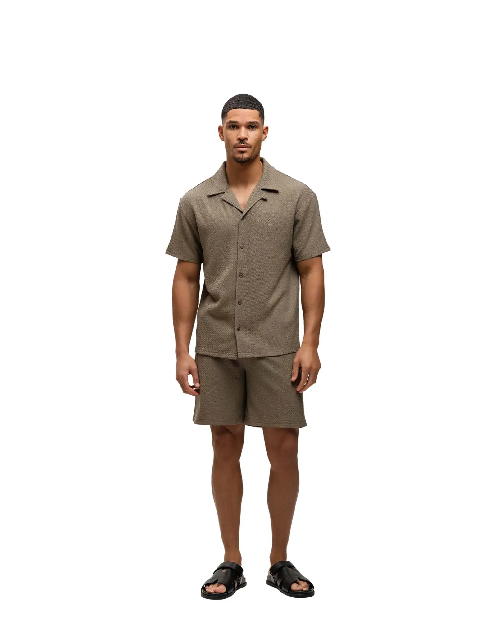 Malelions Malelions Men Diagonal Seersucker Sh