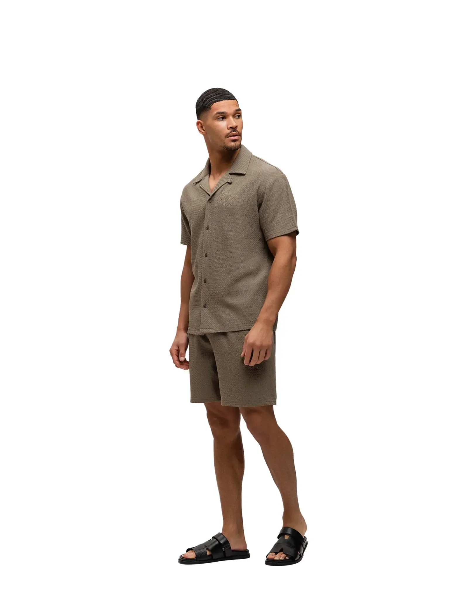 Malelions Malelions Men Diagonal Seersucker Sh