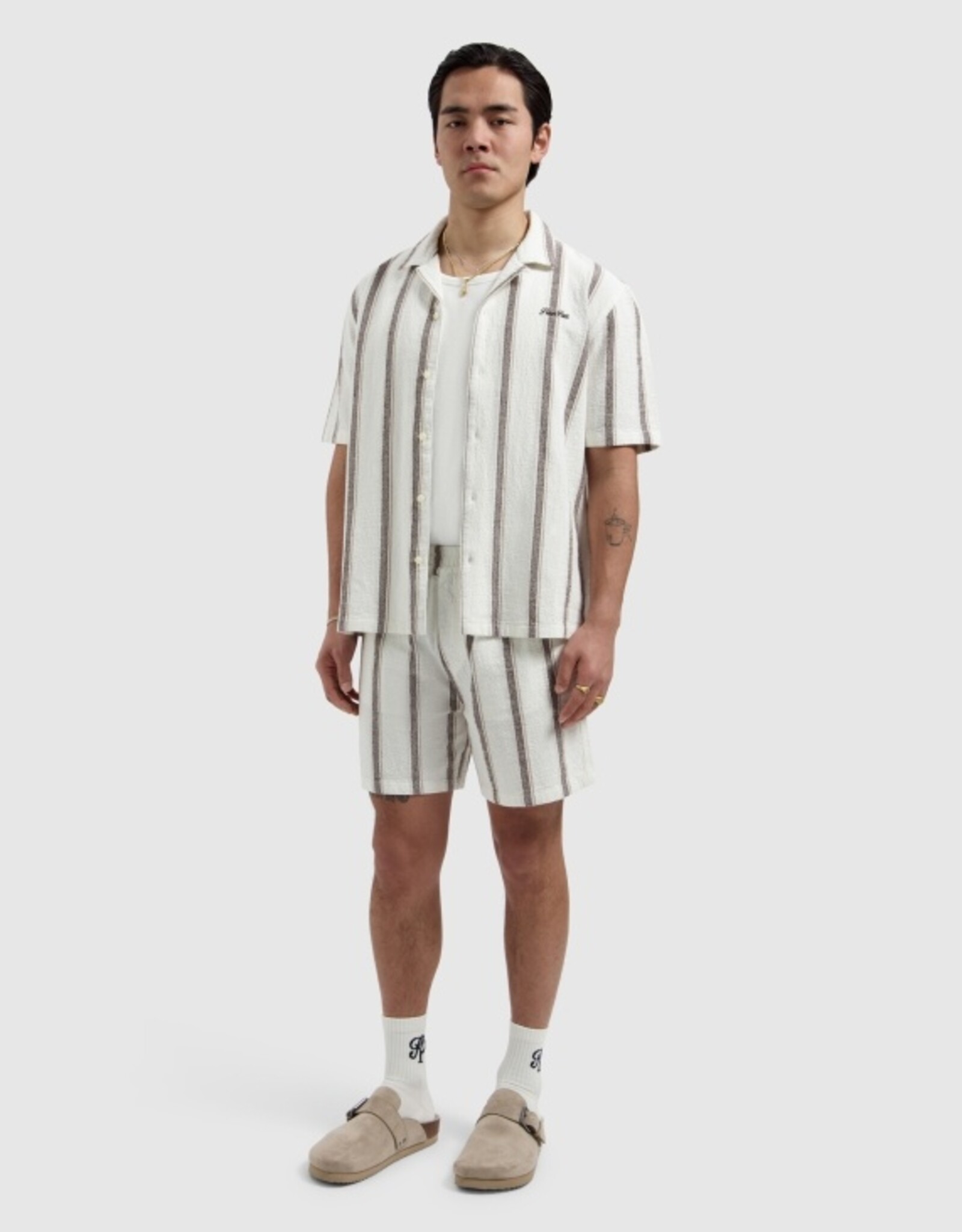 Pure Path Striped Shorts