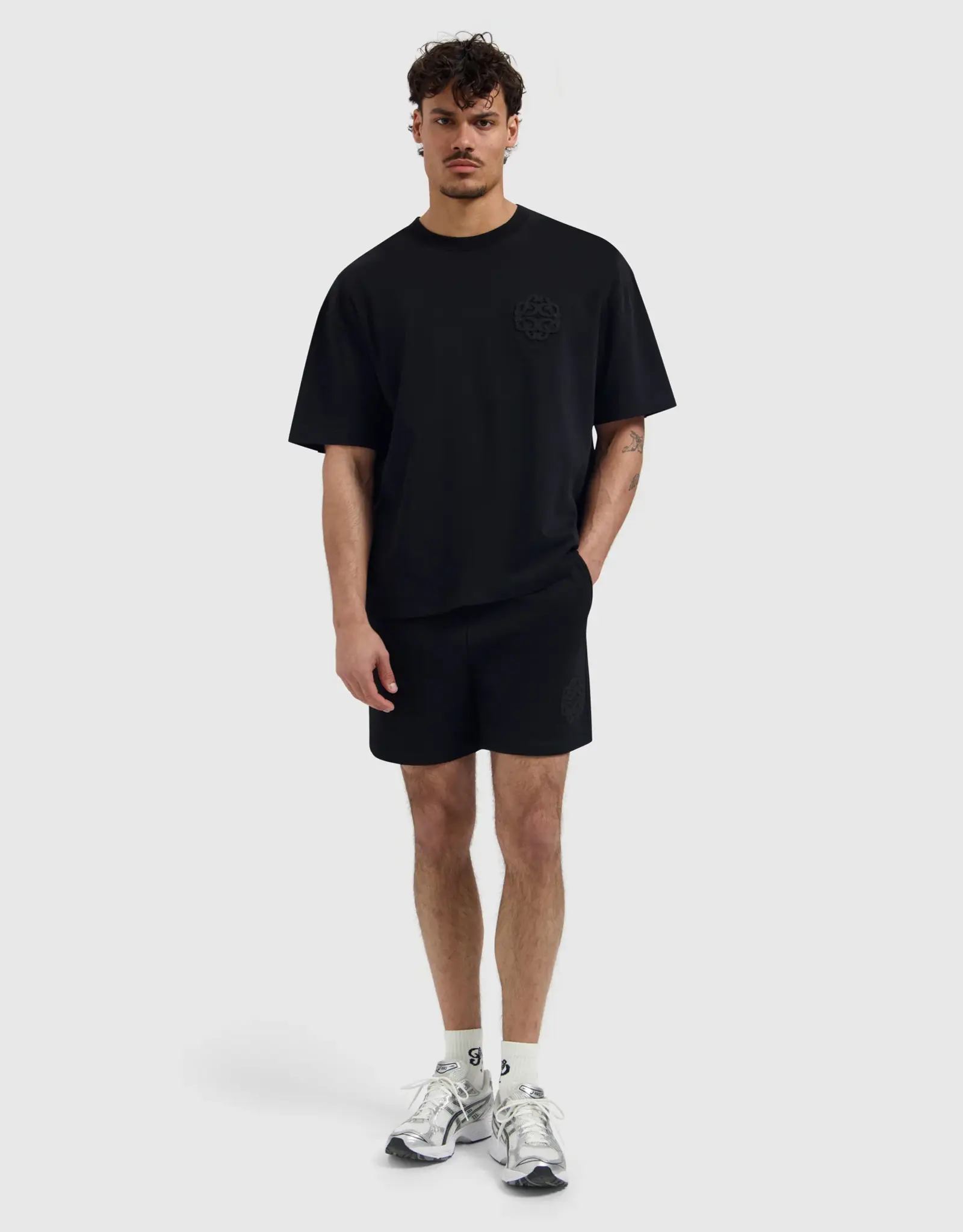 Pure Path Emblem Sweat Shorts