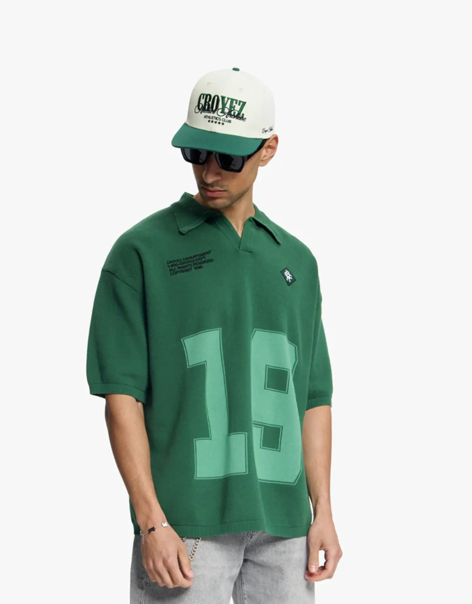Croyez Croyez Nombre Knit Polo