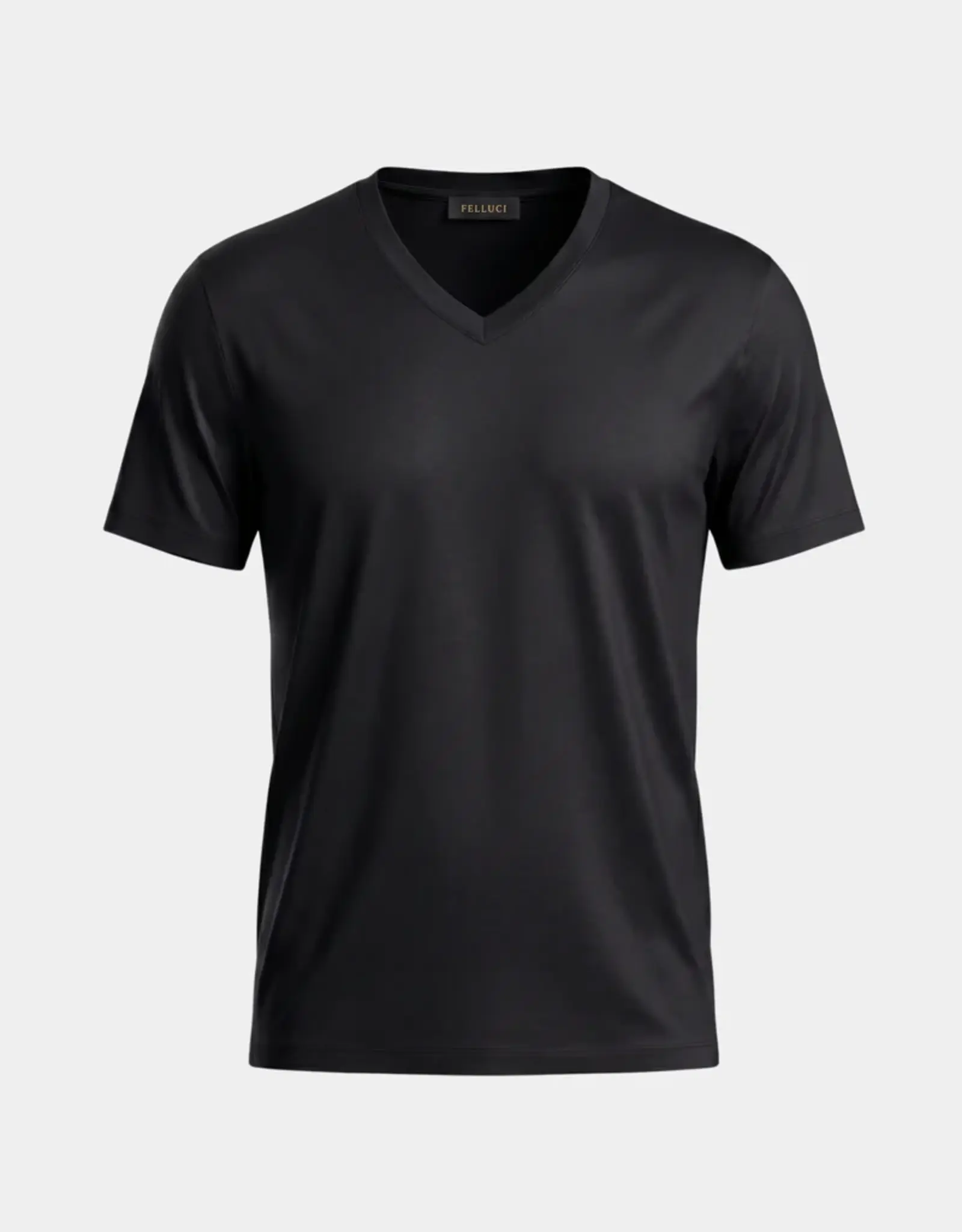 Mercerized V-Neck T-Shirt