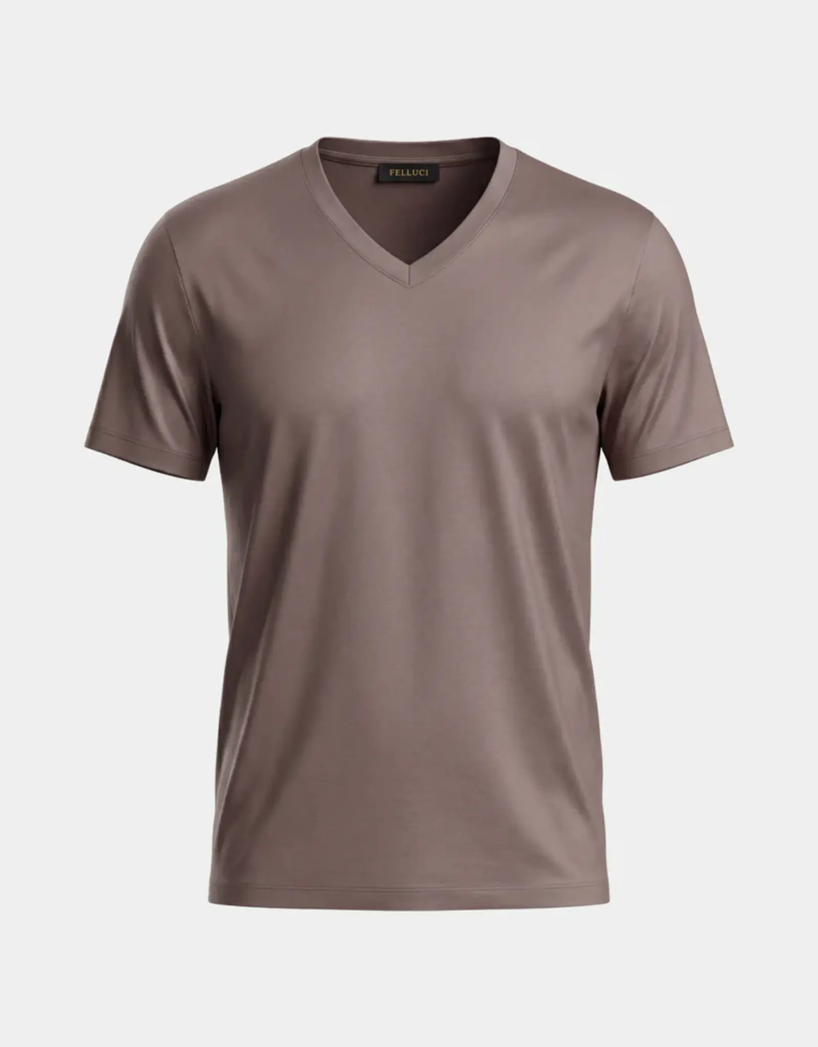 Mercerized V-Neck T-Shirt