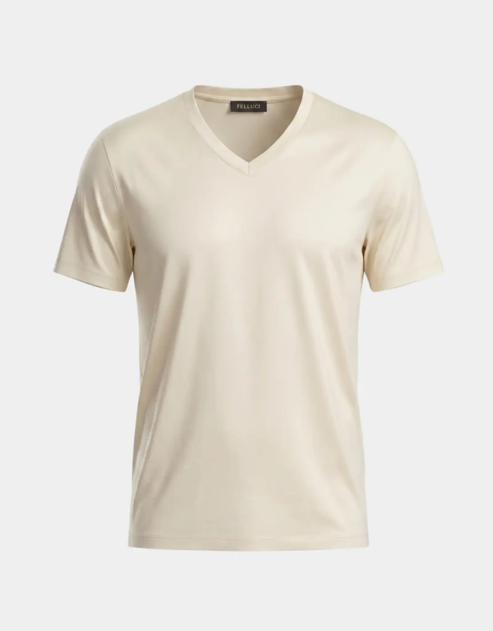 Mercerized V-Neck T-Shirt