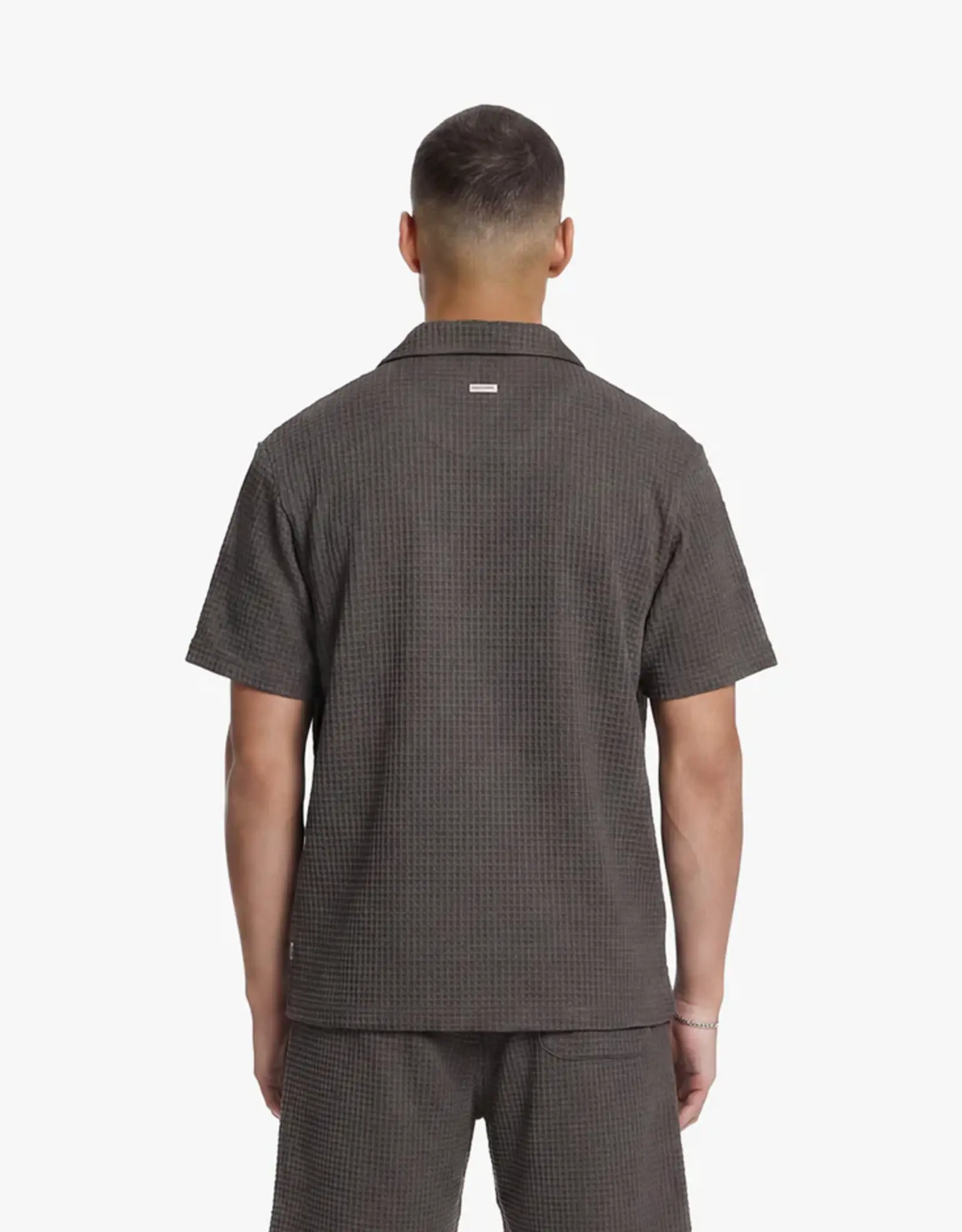 Croyez Croyez Initial Waffle Shirt