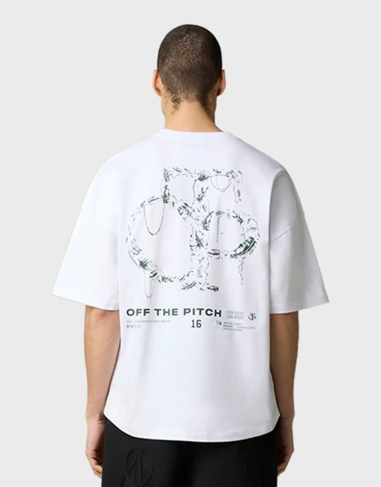 Off the pitch Palm Oversized Tee