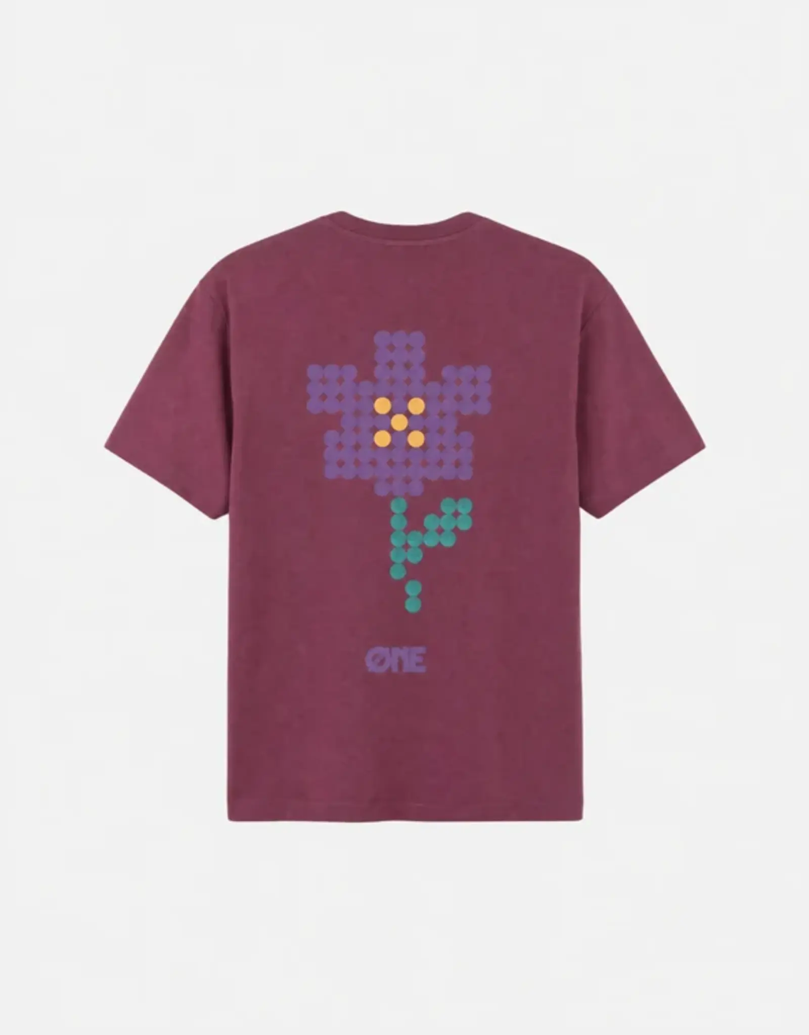 One First Movers Purple Flower Tee