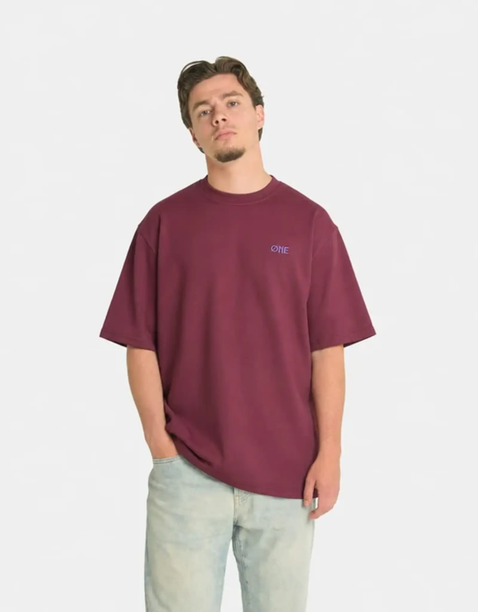 One First Movers Purple Flower Tee