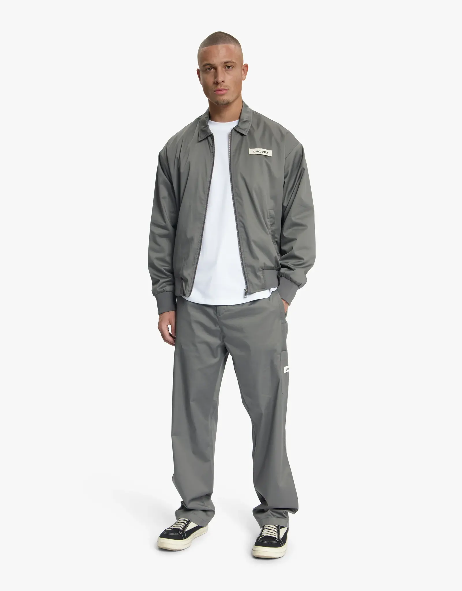 Croyez Croyez Etiquette Satin Jacket