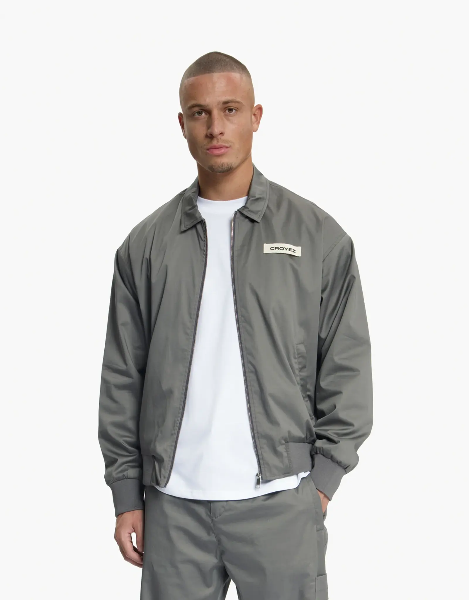 Croyez Croyez Etiquette Satin Jacket