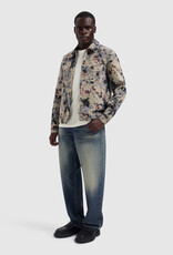 Pure Path Jacquard Flower Full-zip Overshirt