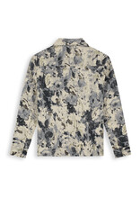 Pure Path Jacquard Flower Full-zip Overshirt