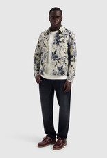 Pure Path Jacquard Flower Full-zip Overshirt