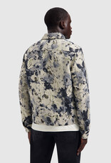 Pure Path Jacquard Flower Full-zip Overshirt