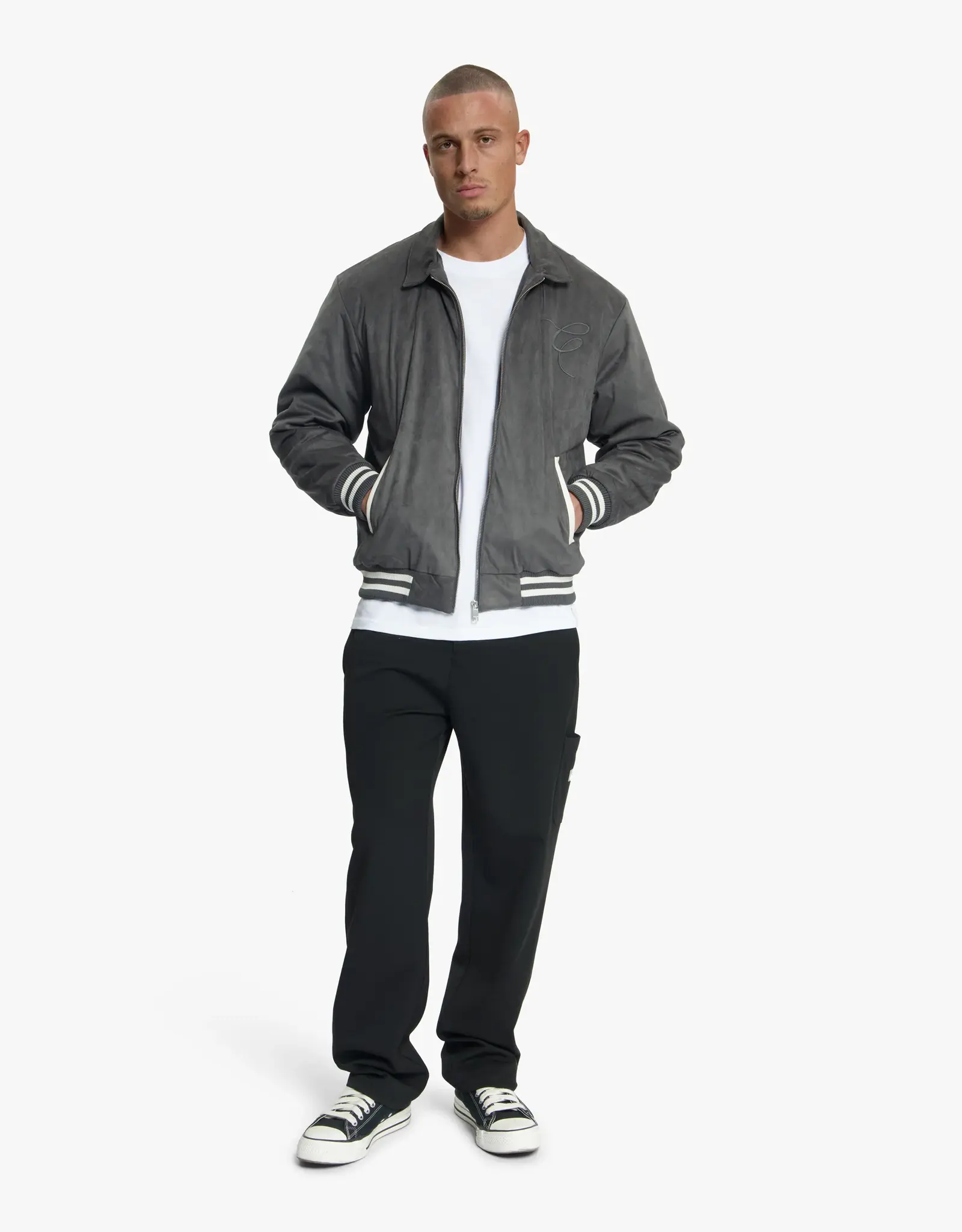 Croyez Croyez Iconic Suede Patch Jacket
