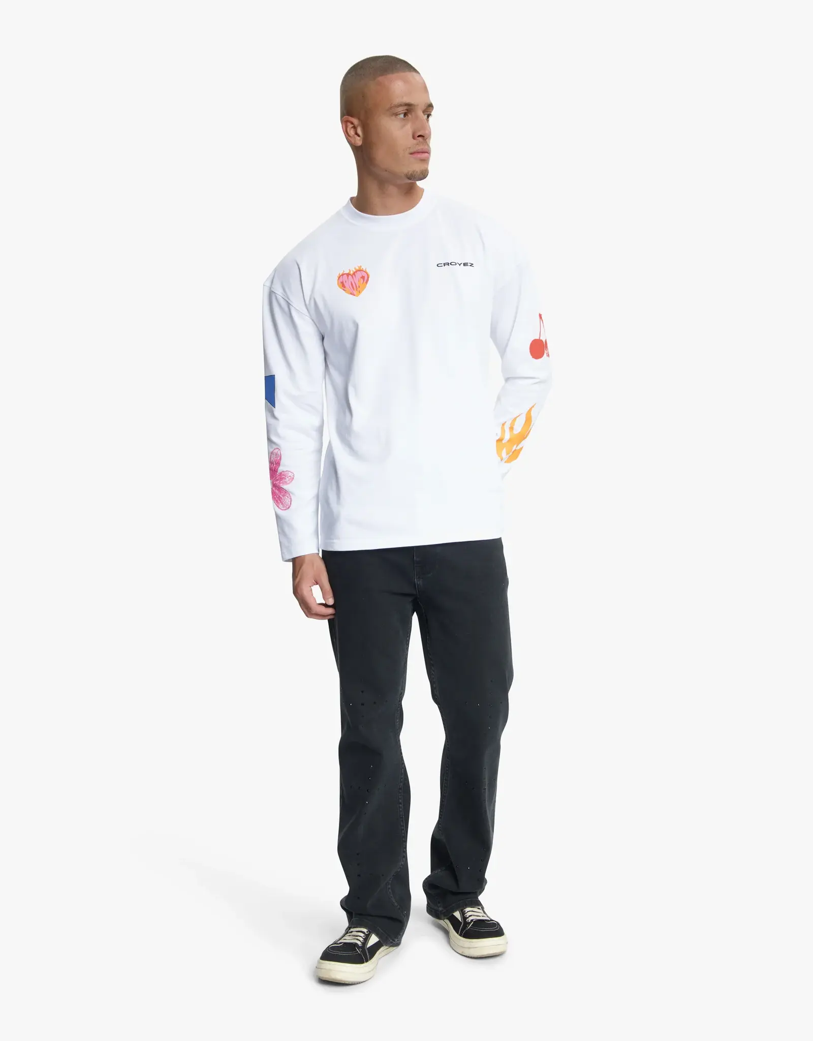 Croyez Croyez Sketched Longsleeve T-Shirt