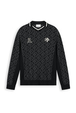 Pure Path Jacquard Football Knit Polo