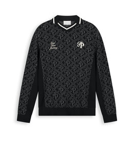 Pure Path Jacquard Football Knit Polo