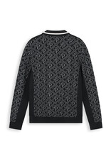 Pure Path Jacquard Football Knit Polo