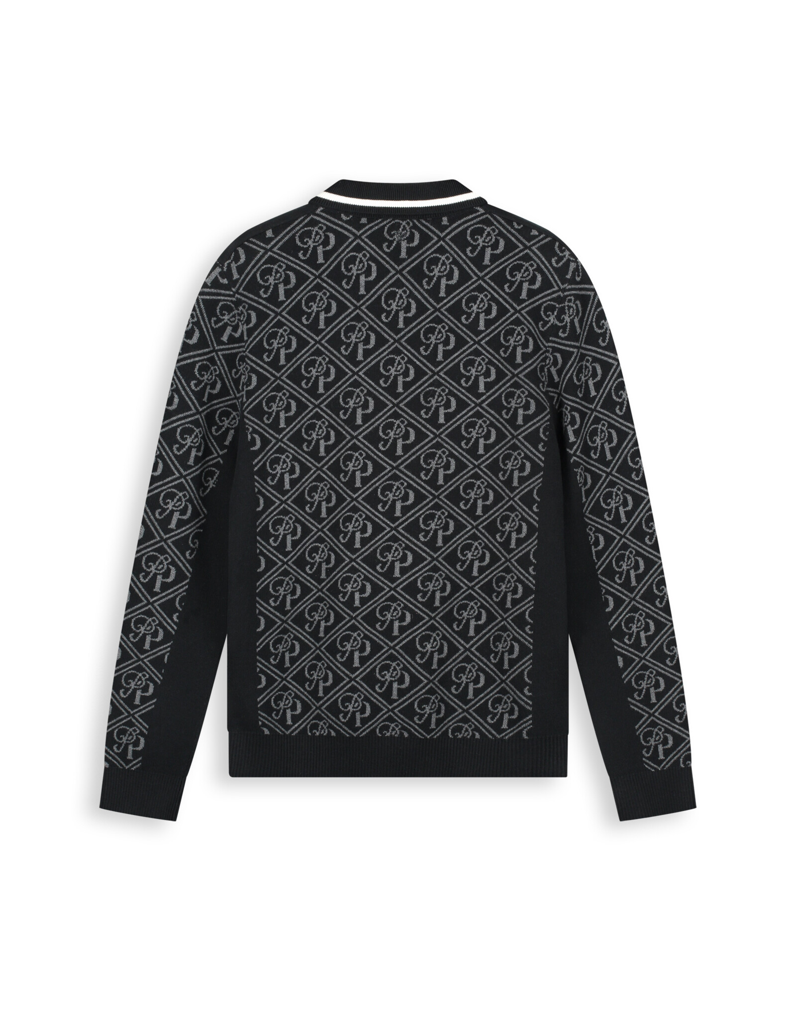 Pure Path Jacquard Football Knit Polo