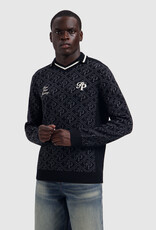 Pure Path Jacquard Football Knit Polo