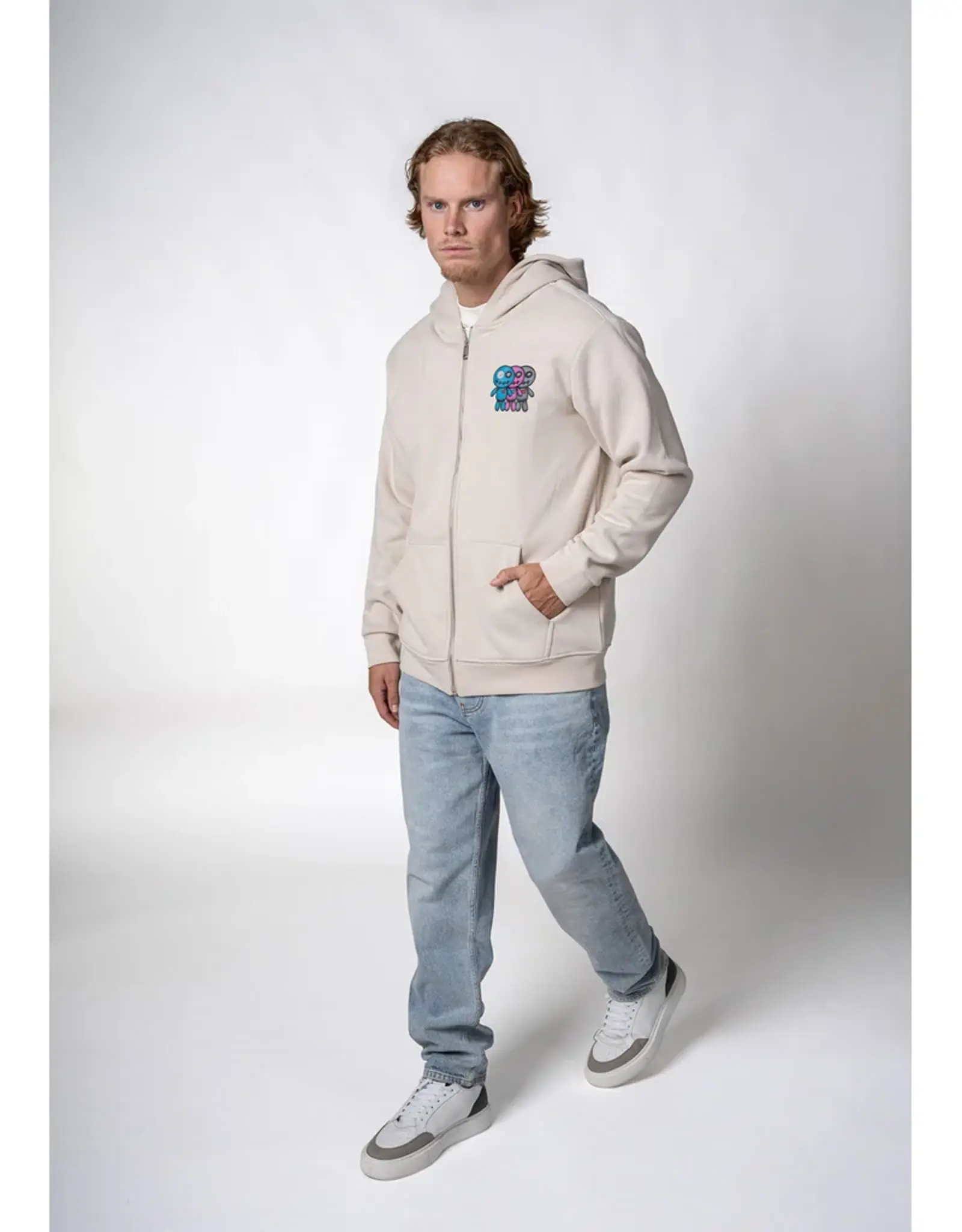 Wrong Friends Juba Zipped Hoodie