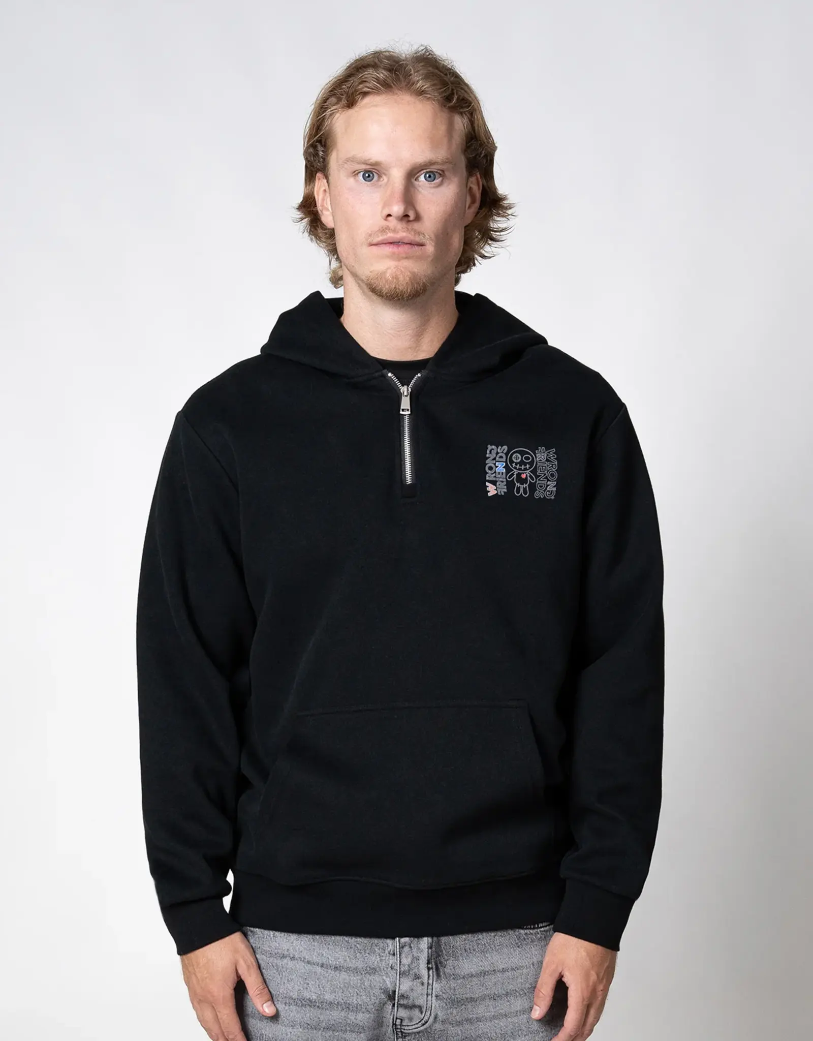 Wrong Friends Nelson Half Zip Hoodie