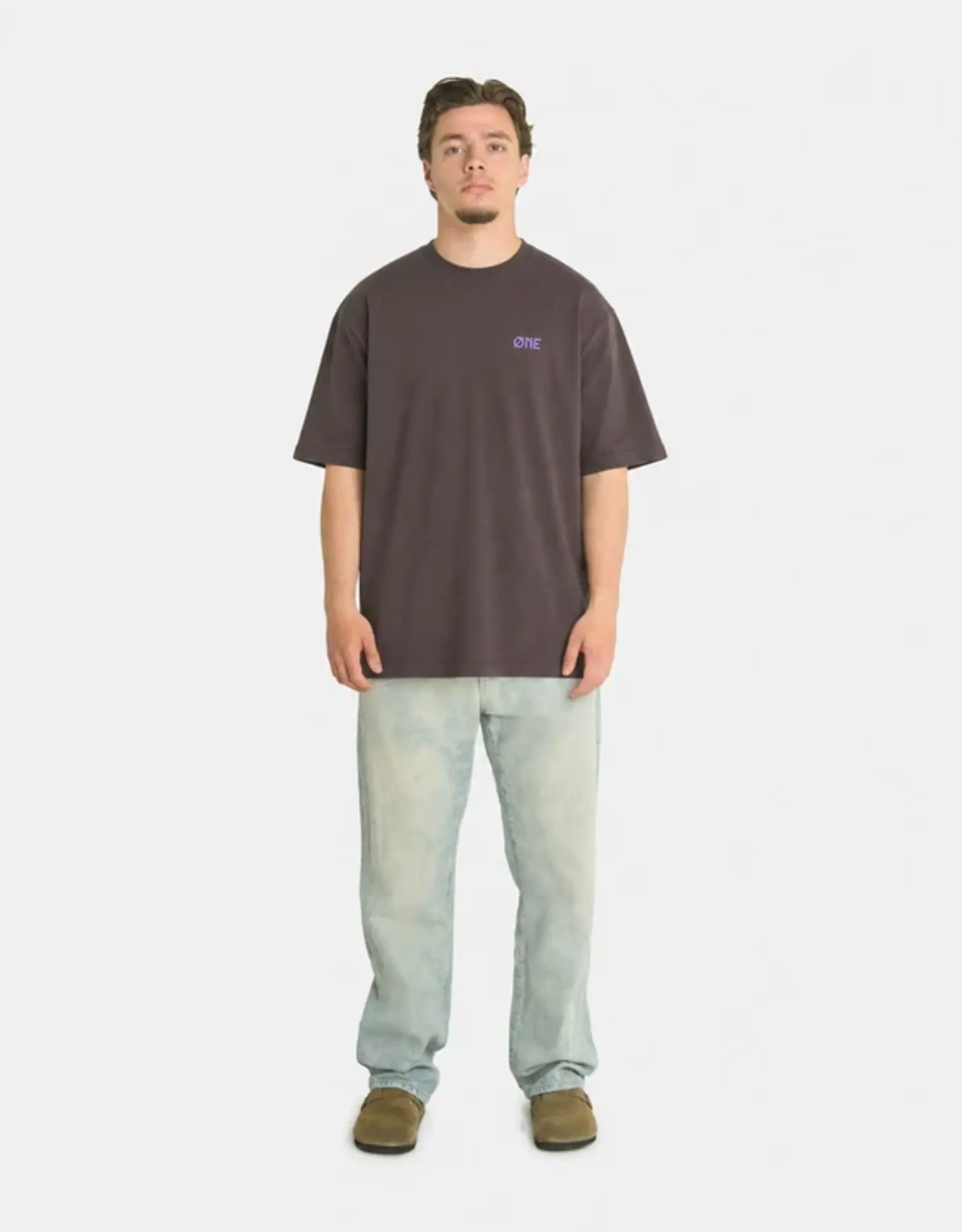 One First Movers Purple Flower Tee