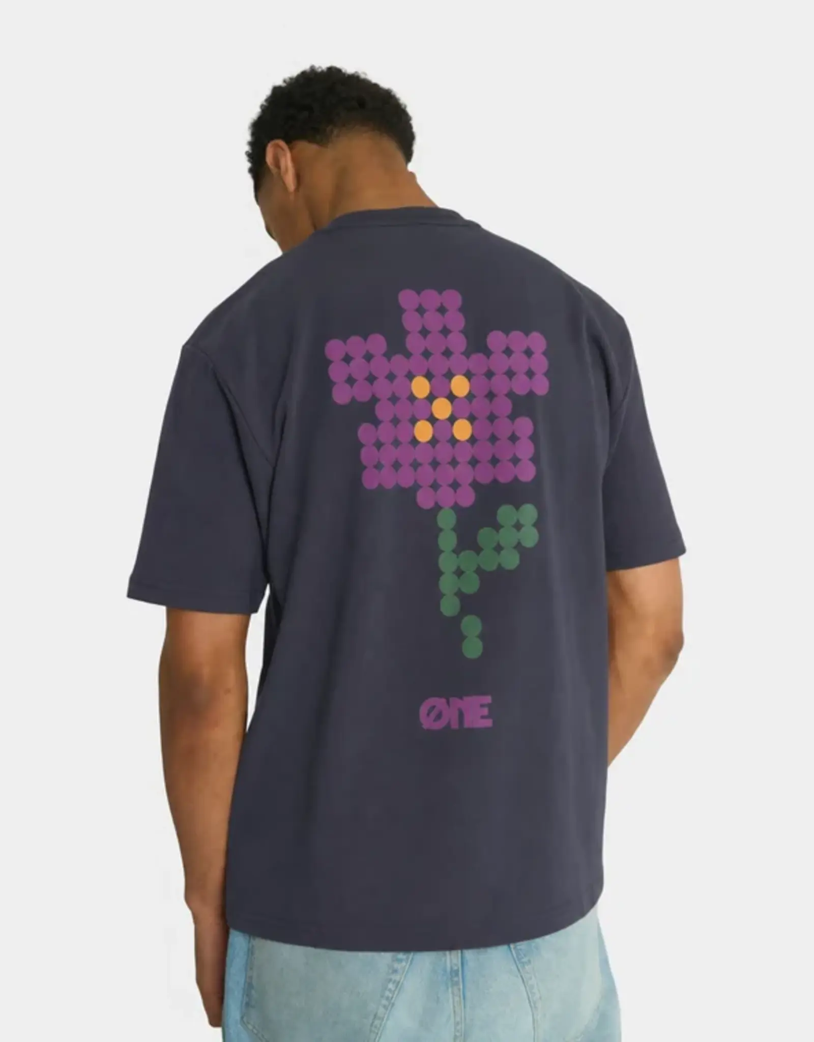 One First Movers Purple Flower Tee