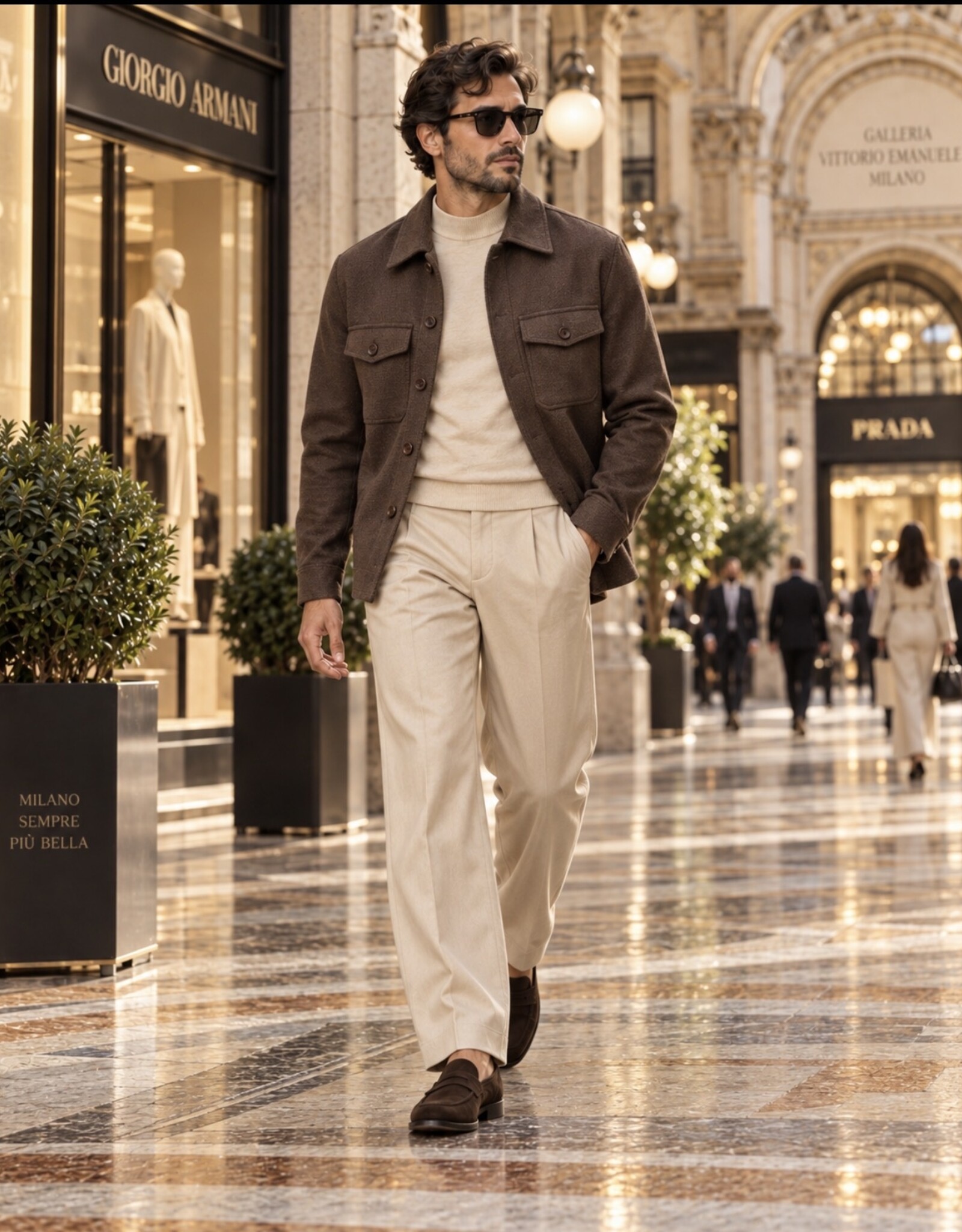 Mi Piace Woven Overshirt Jacket