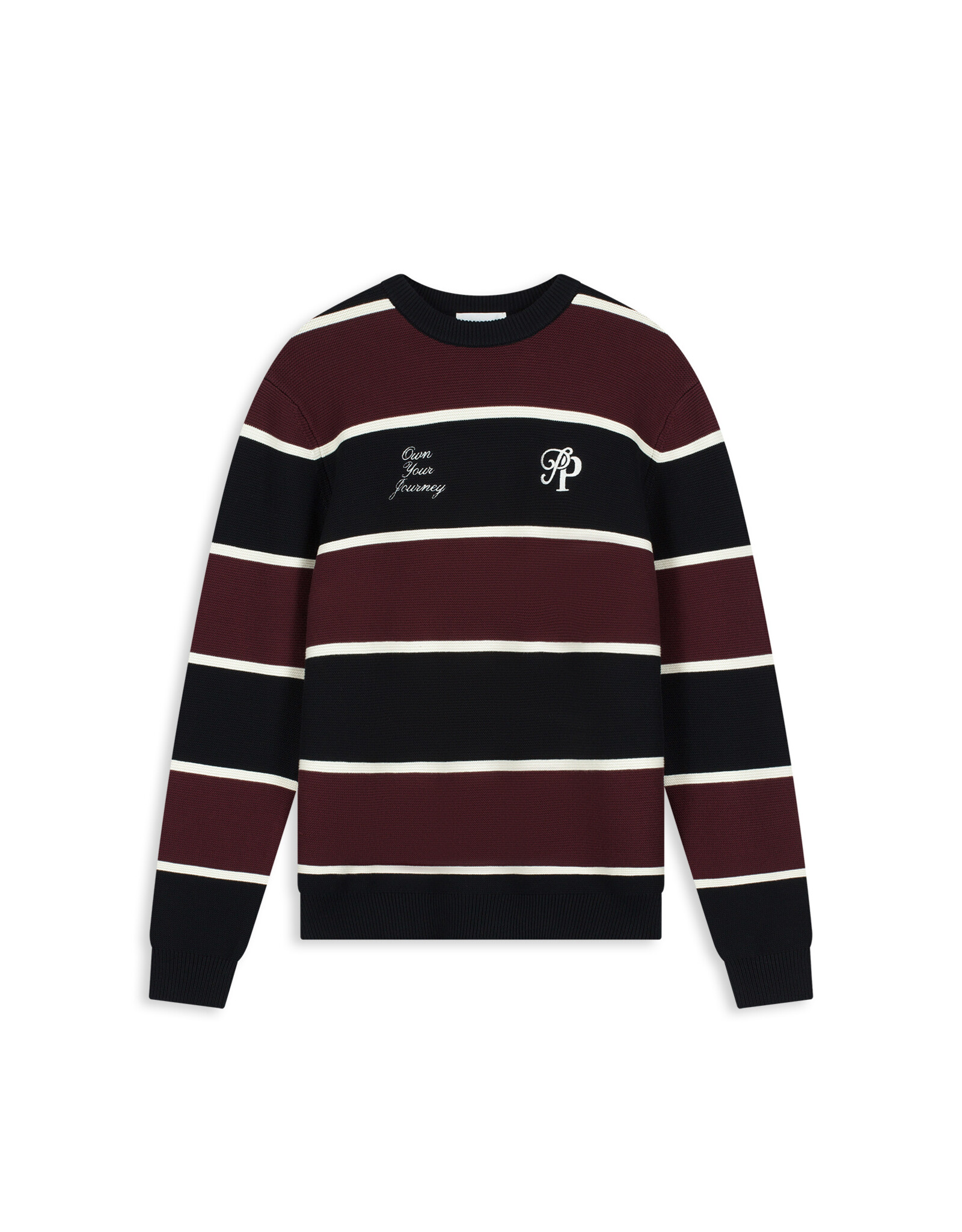 Pure Path Striped Knit Sweater