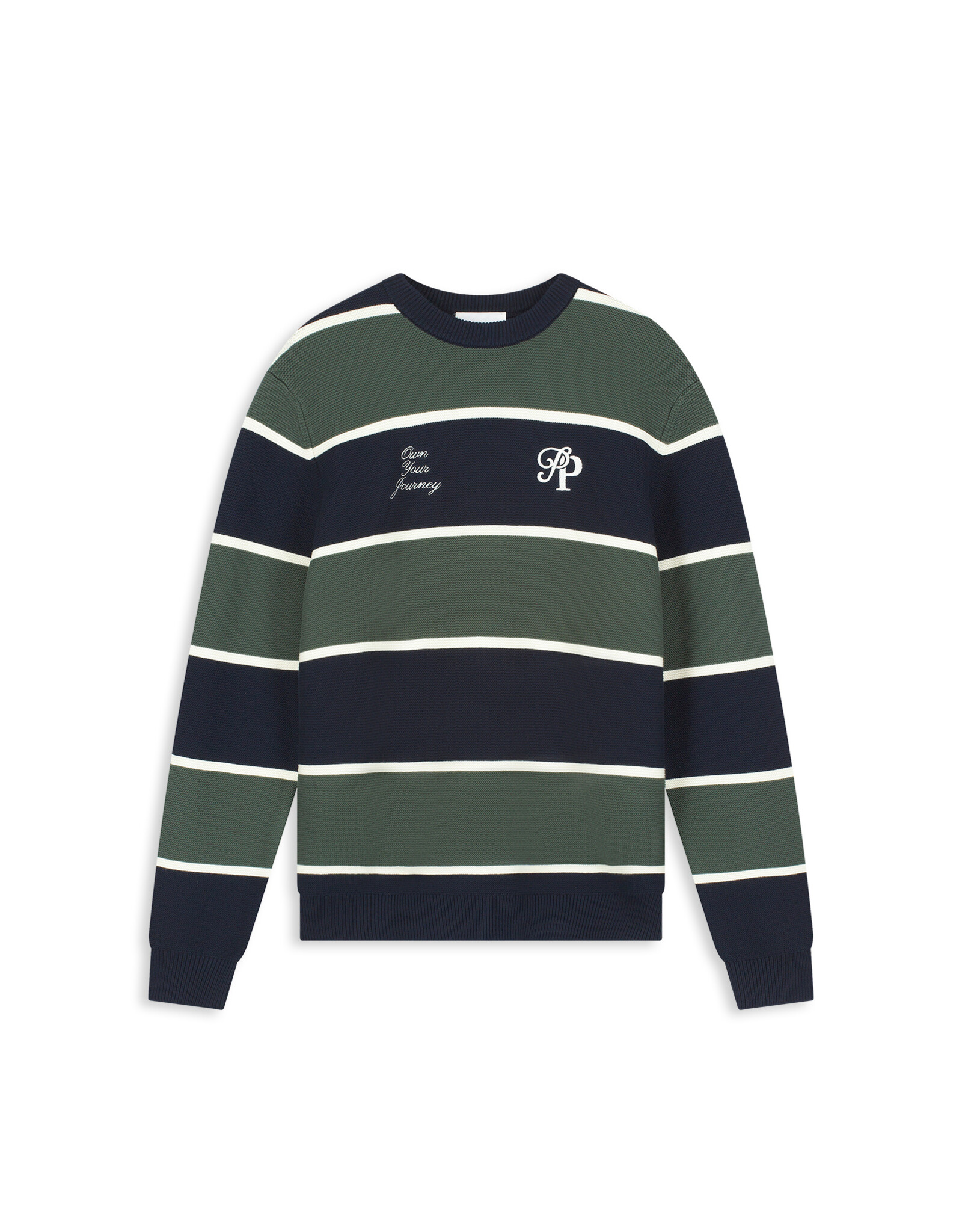 Pure Path Striped Knit Sweater