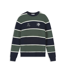 Pure Path Striped Knit Sweater