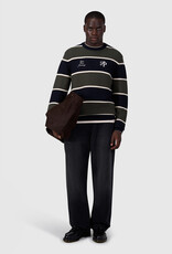 Pure Path Striped Knit Sweater