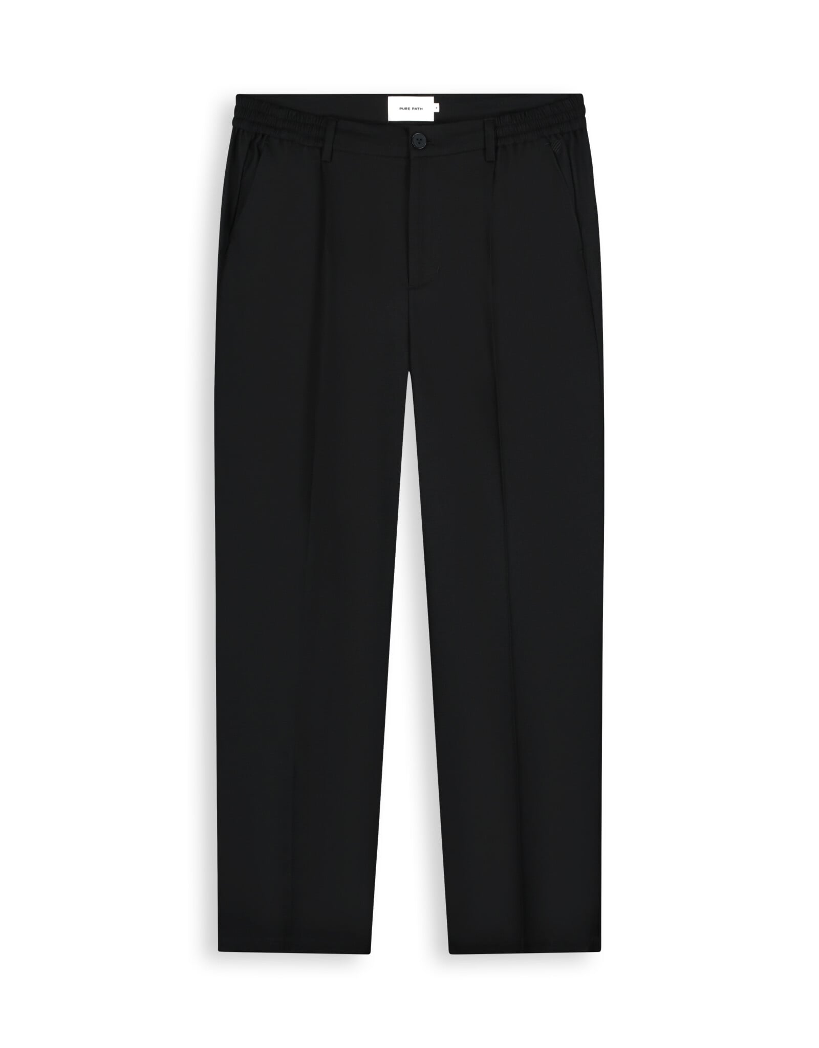 Pure Path Pleated twill pants