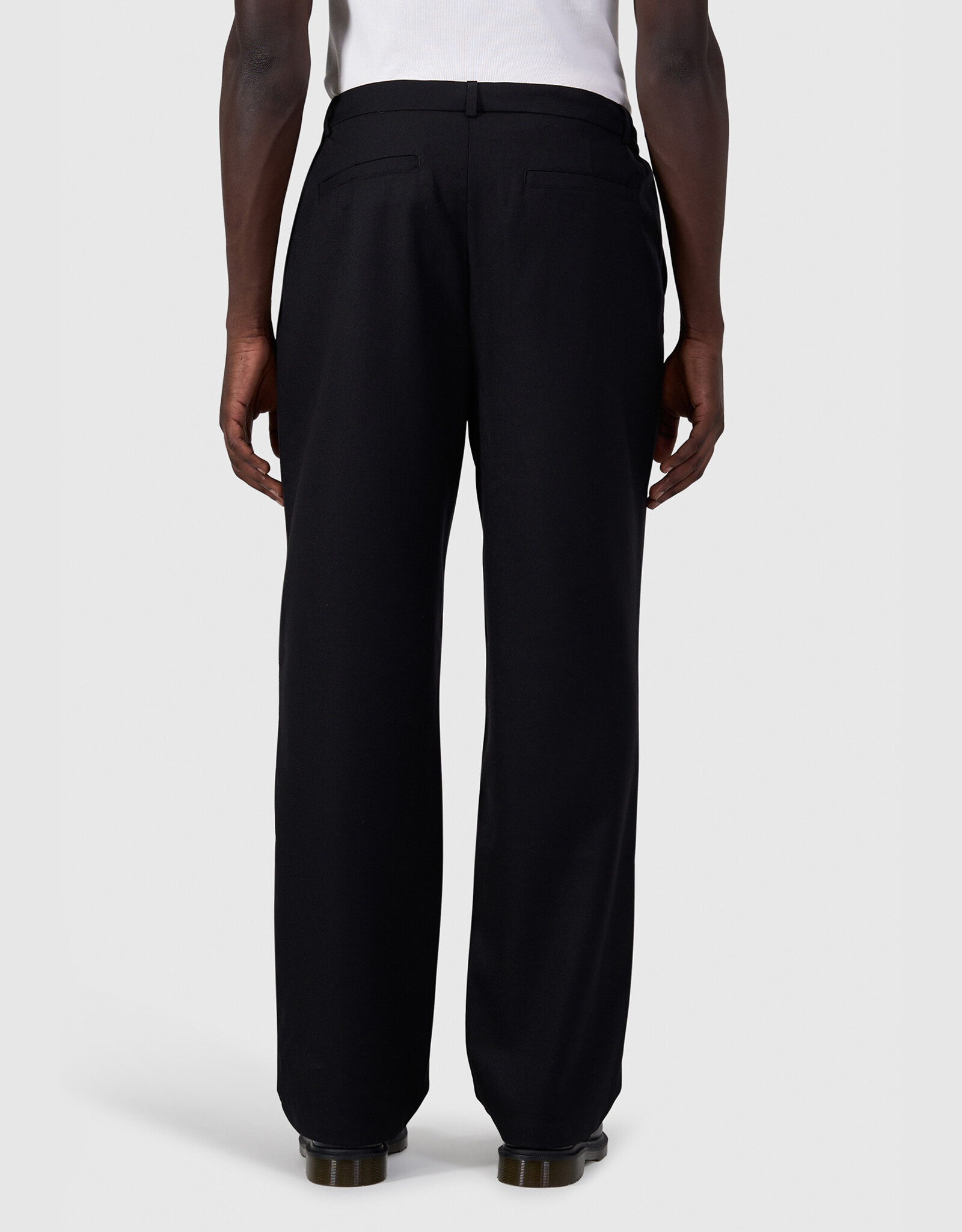 Pure Path Pleated twill pants