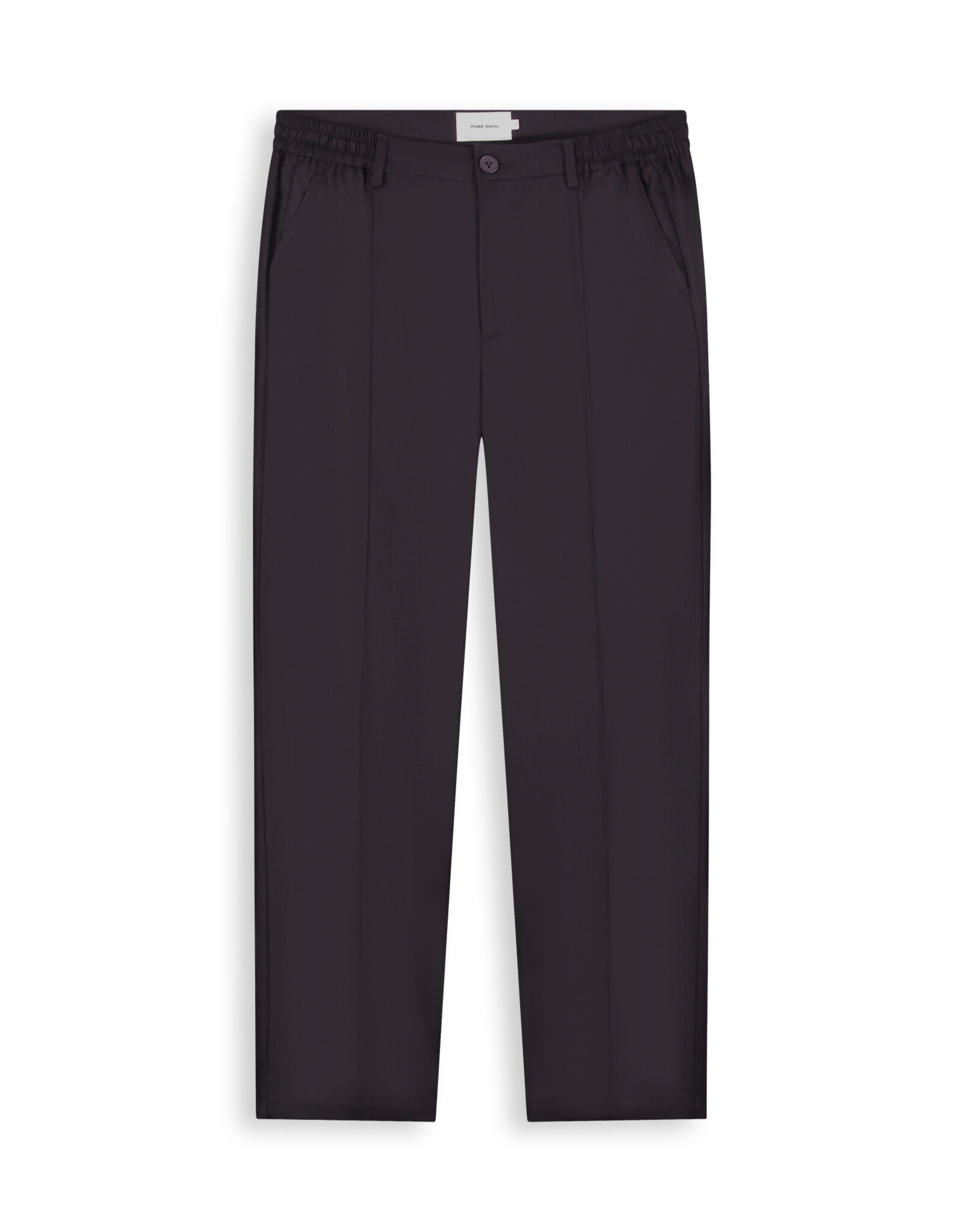 Pure Path Pleated twill pants